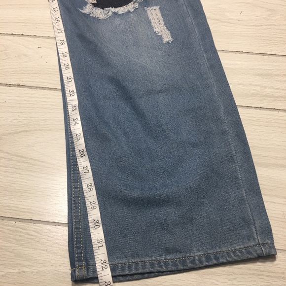 Agile Jeans Straight Denim Men's Size 42/32  5-Pocket Faded Distressed - Picture 8 of 9